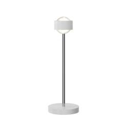 Top Light Puk! 80 Avantgarde Eye Table Tischleuchte 2x12W, Tastdimmer, Wei� matt/Chrom