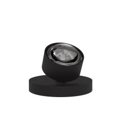 Top Light Puk! 80 Avantgarde Spot Table Tischleuchte 18W Dimmtaster, Schwarz matt/Chrom
