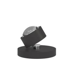 Top Light Puk! 80 Avantgarde Spot Table Tischleuchte 18W Dimmtaster, Anthrazit matt/Chrom