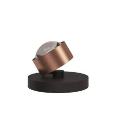 Top Light Puk! 80 Avantgarde Spot Table Tischleuchte 18W Dimmtaster, Kupfer /Schwarz matt