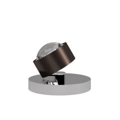 Top Light Puk! 80 Avantgarde Spot Table Tischleuchte 18W Dimmtaster, Black wood/Chrom