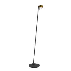 Top Light Puk! 80 Avantgarde Floor Stehleuchte 2x12W, Tastdimmer, Messing /Schwarz matt