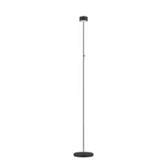 Top Light Puk! 80 Avantgarde Eye Floor Stehleuchte 2x12W, 2700K, Tastdimmer, Schwarz matt/Chrom