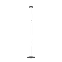 Top Light Puk! 80 Avantgarde Eye Floor Stehleuchte 2x12W, 2700K, Tastdimmer, Anthrazit matt/Chrom