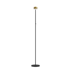 Top Light Puk! 80 Avantgarde Eye Floor Stehleuchte 2x12W, 2700K, Tastdimmer, Messing /Schwarz matt