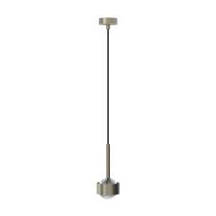 Top Light Puk! 80 Avantgarde Drop Pendelleuchte 2x8W dimmbar, Nickel matt