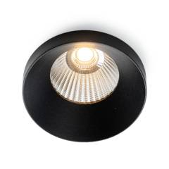 SLC Design Owi Downlight R62 TED IP54 24� 9W, Schwarz, 3000K