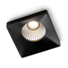 SLC Design Squary Downlight R62 TED IP54 24� 9W, Schwarz, 3000K