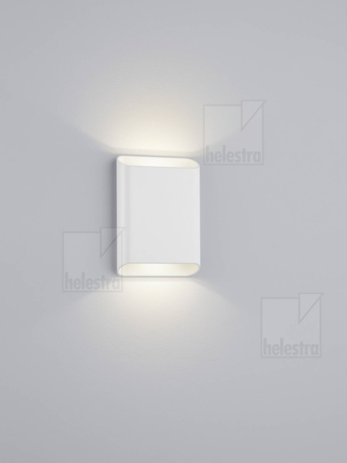 TOCO Wandleuchte Up & Down 12W, IP54, wei�-matt, warmwei�, dimmbar