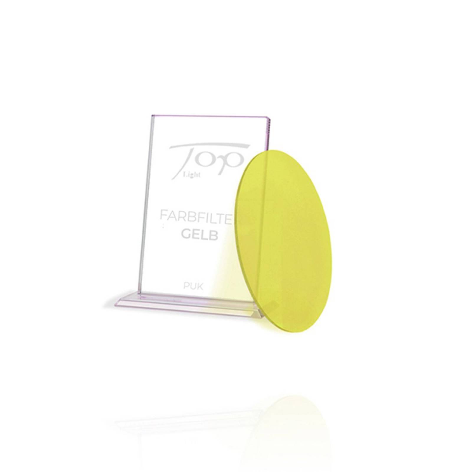 Top Light Farbfilter gelb, Puk Leuchten, nur unter Glas oder Linse