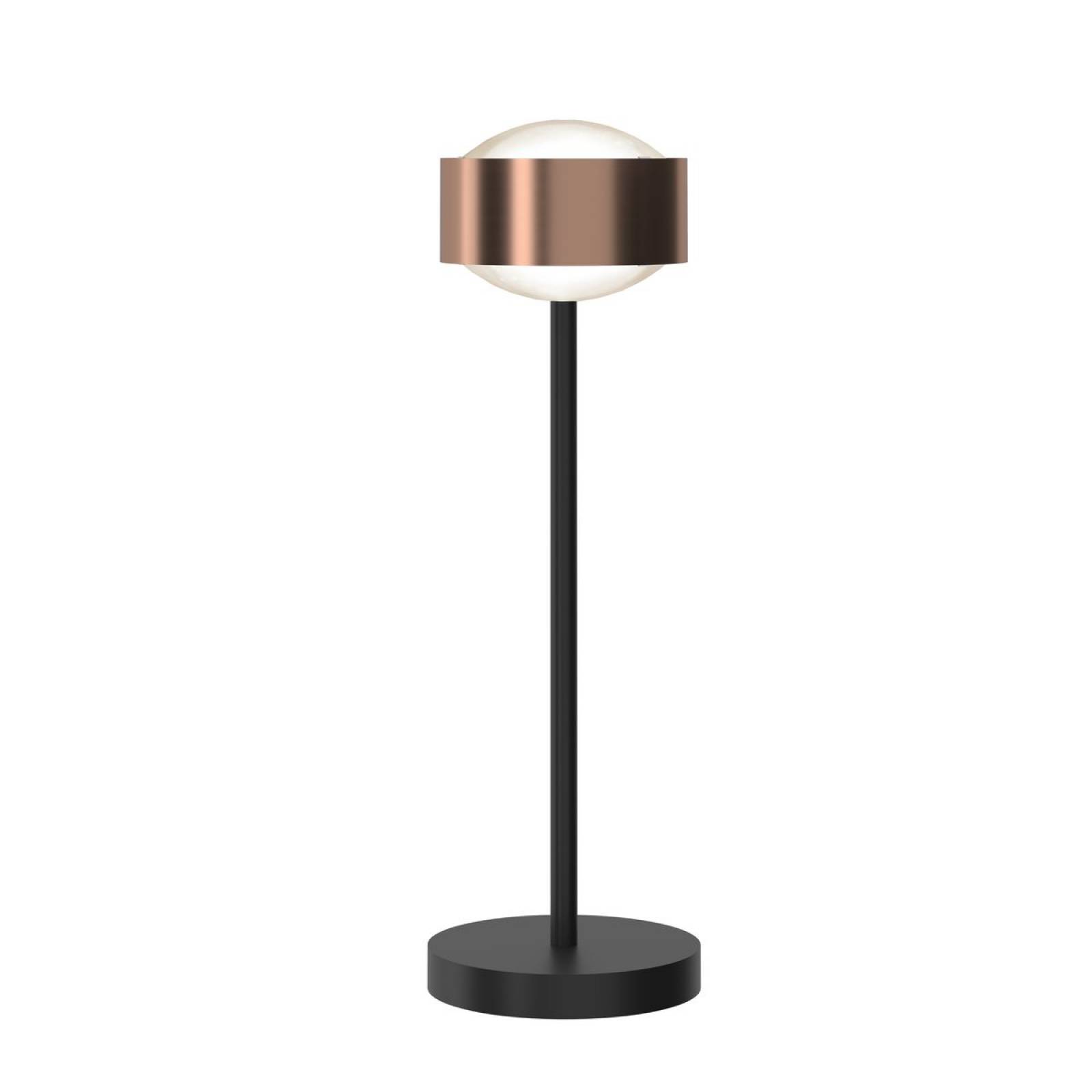 Top Light Puk! 120 Avantgarde Eye Table Tischleuchte 2x12W, Tastdimmer, Kupfer /Schwarz matt