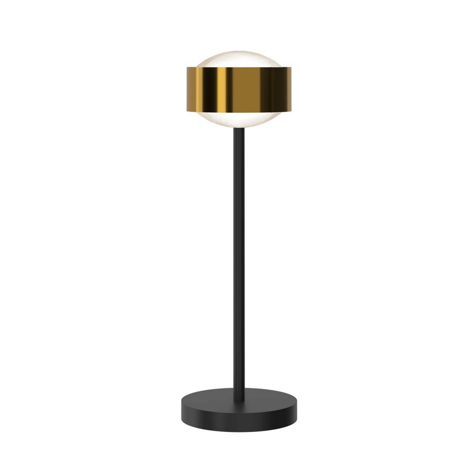 Top Light Puk! 120 Avantgarde Eye Table Tischleuchte 2x12W, Tastdimmer, Messing /Schwarz matt