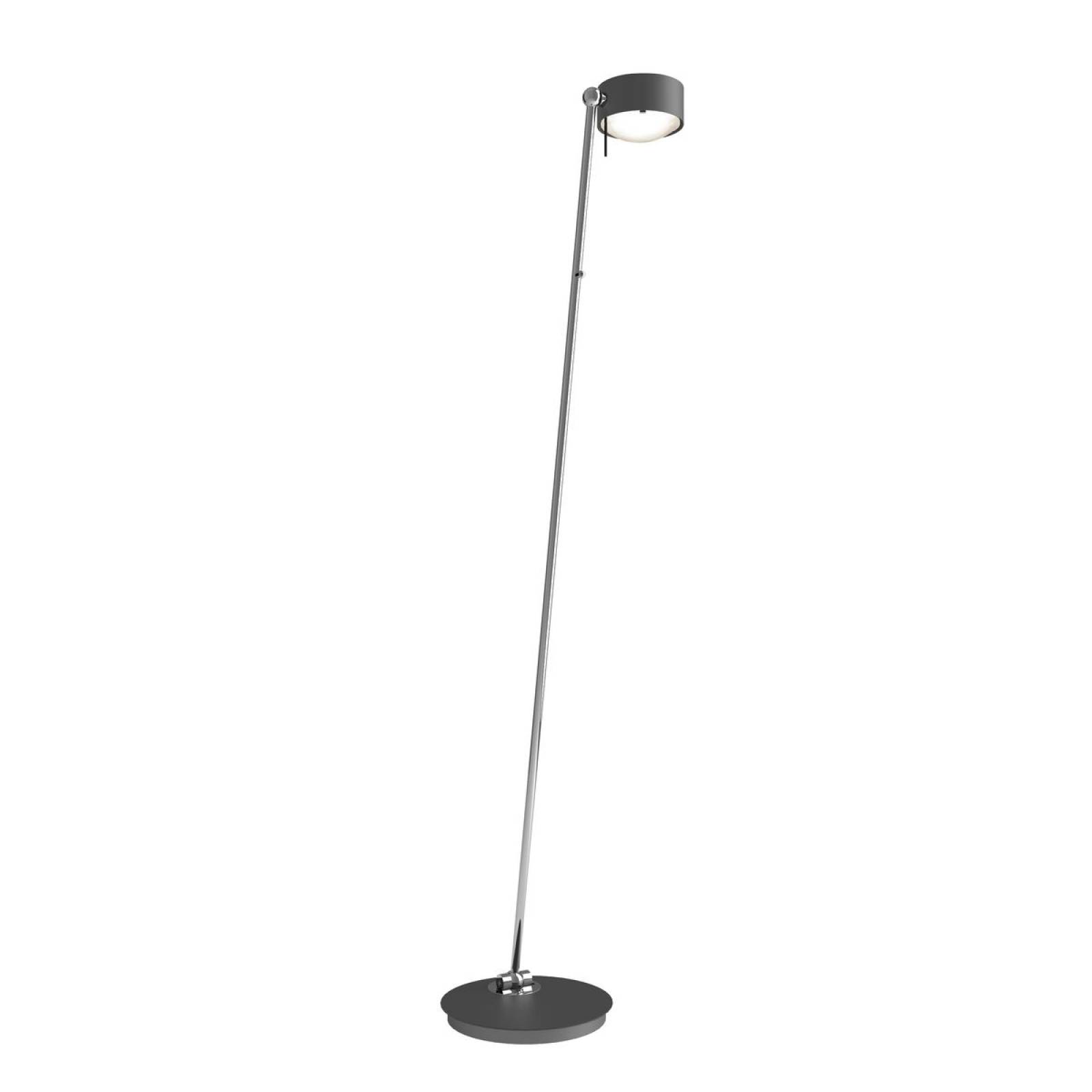 Top Light Puk! 120 Avantgarde Floor Stehleuchte 2x12W, Tastdimmer, Anthrazit matt/Chrom