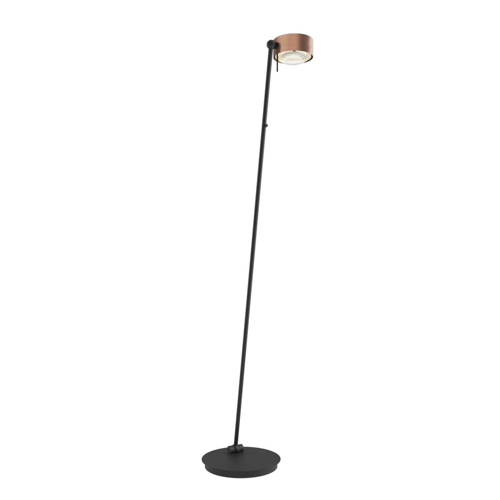 Top Light Puk! 120 Avantgarde Floor Stehleuchte 2x12W, Tastdimmer, Kupfer /Schwarz matt