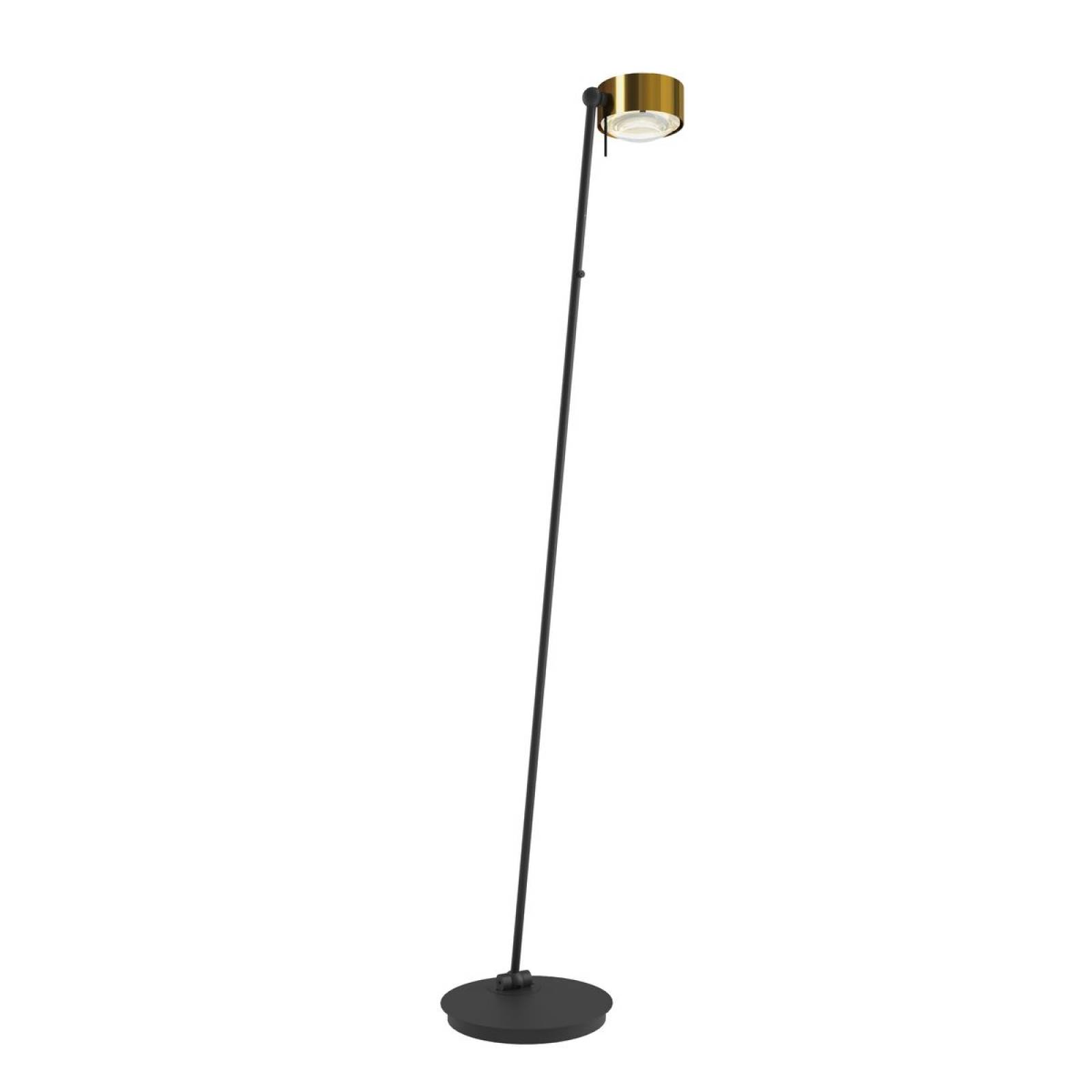 Top Light Puk! 120 Avantgarde Floor Stehleuchte 2x12W, Tastdimmer, Messing /Schwarz matt