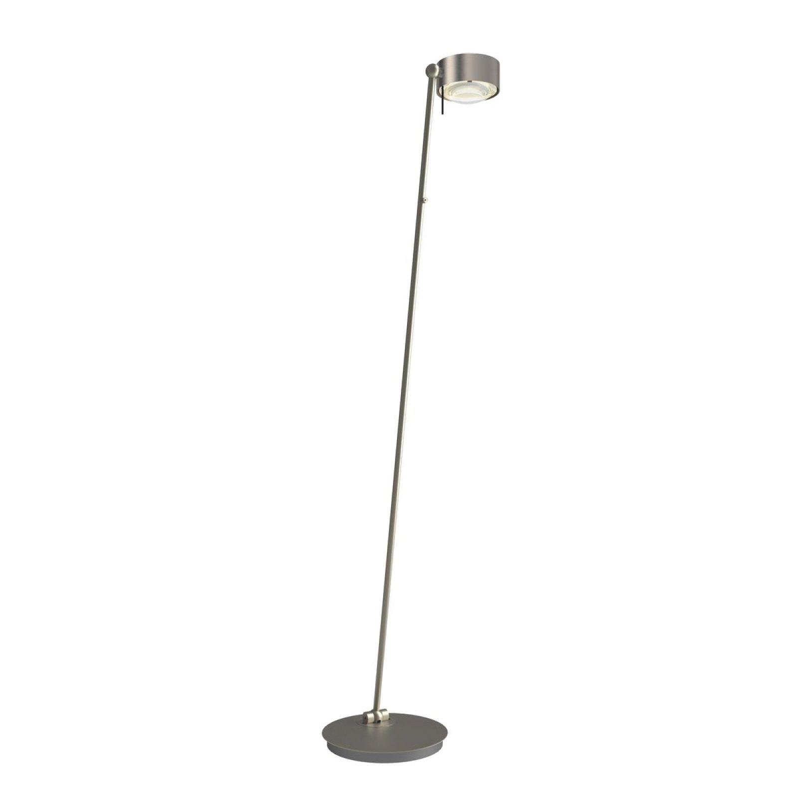 Top Light Puk! 120 Avantgarde Floor Stehleuchte 2x12W, Tastdimmer, Nickel matt