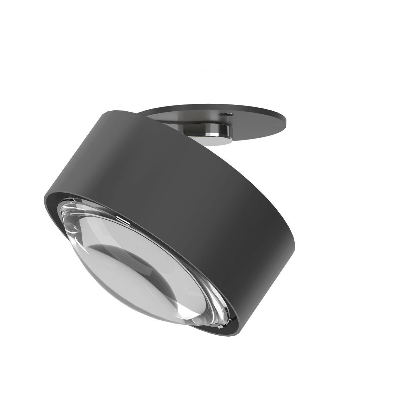 Top Light Puk! 120 Avantgarde Move Fit In Deckeneinbauleuchte �68, 18W dim, Anthrazit matt/Chrom