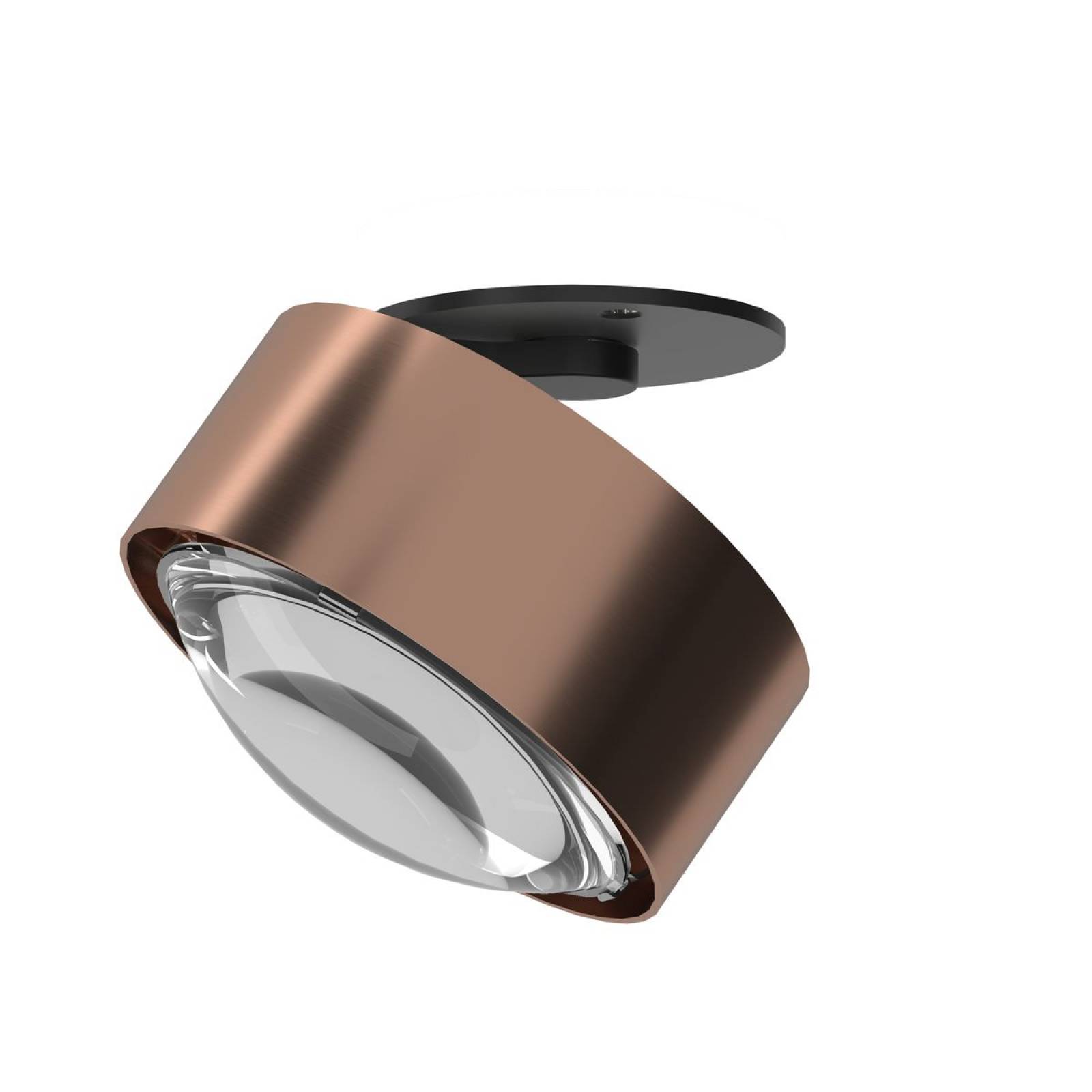 Top Light Puk! 120 Avantgarde Move Fit In Deckeneinbauleuchte �68, 18W dim, Kupfer /Schwarz matt