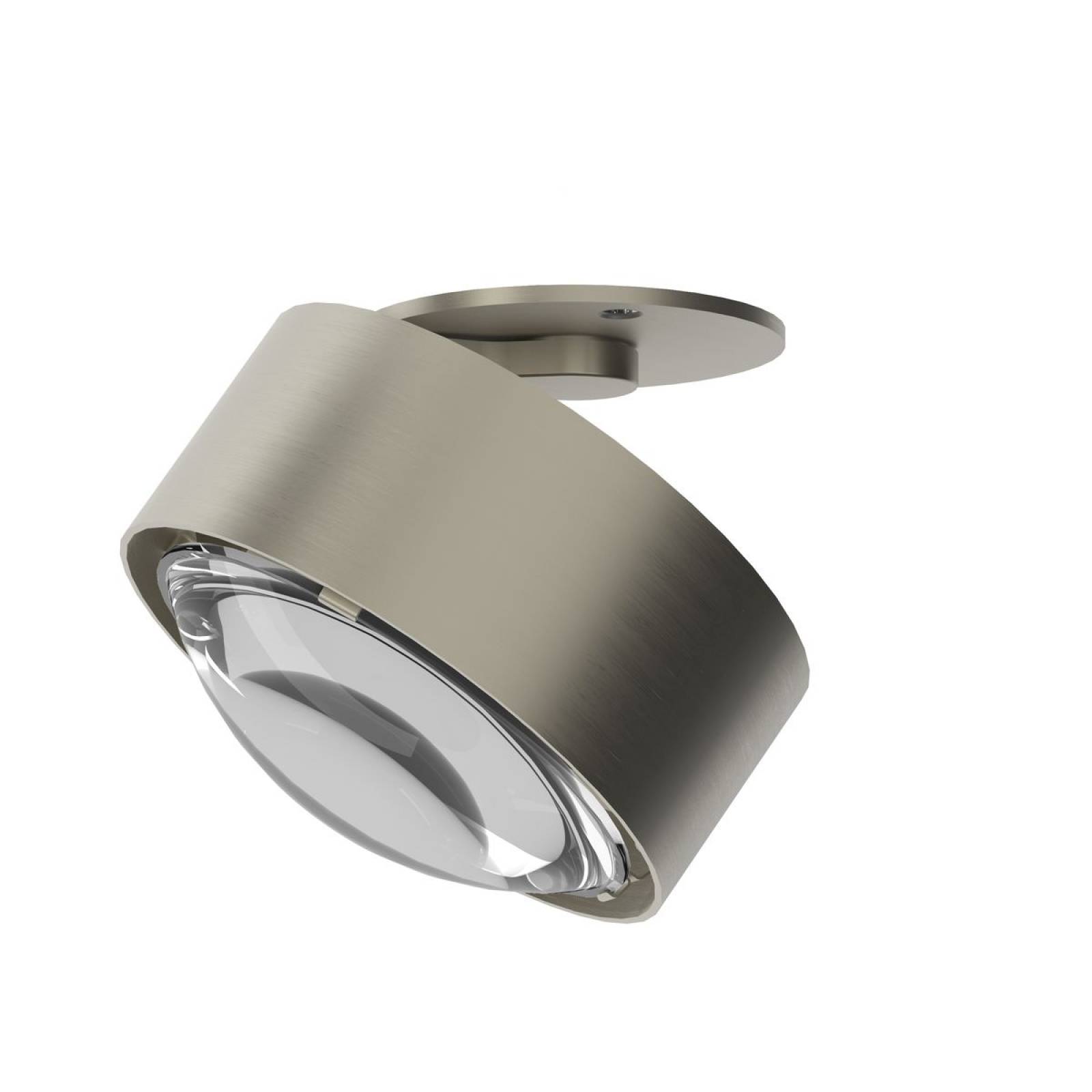 Top Light Puk! 120 Avantgarde Move Fit In Deckeneinbauleuchte �68, 18W dim, Nickel matt