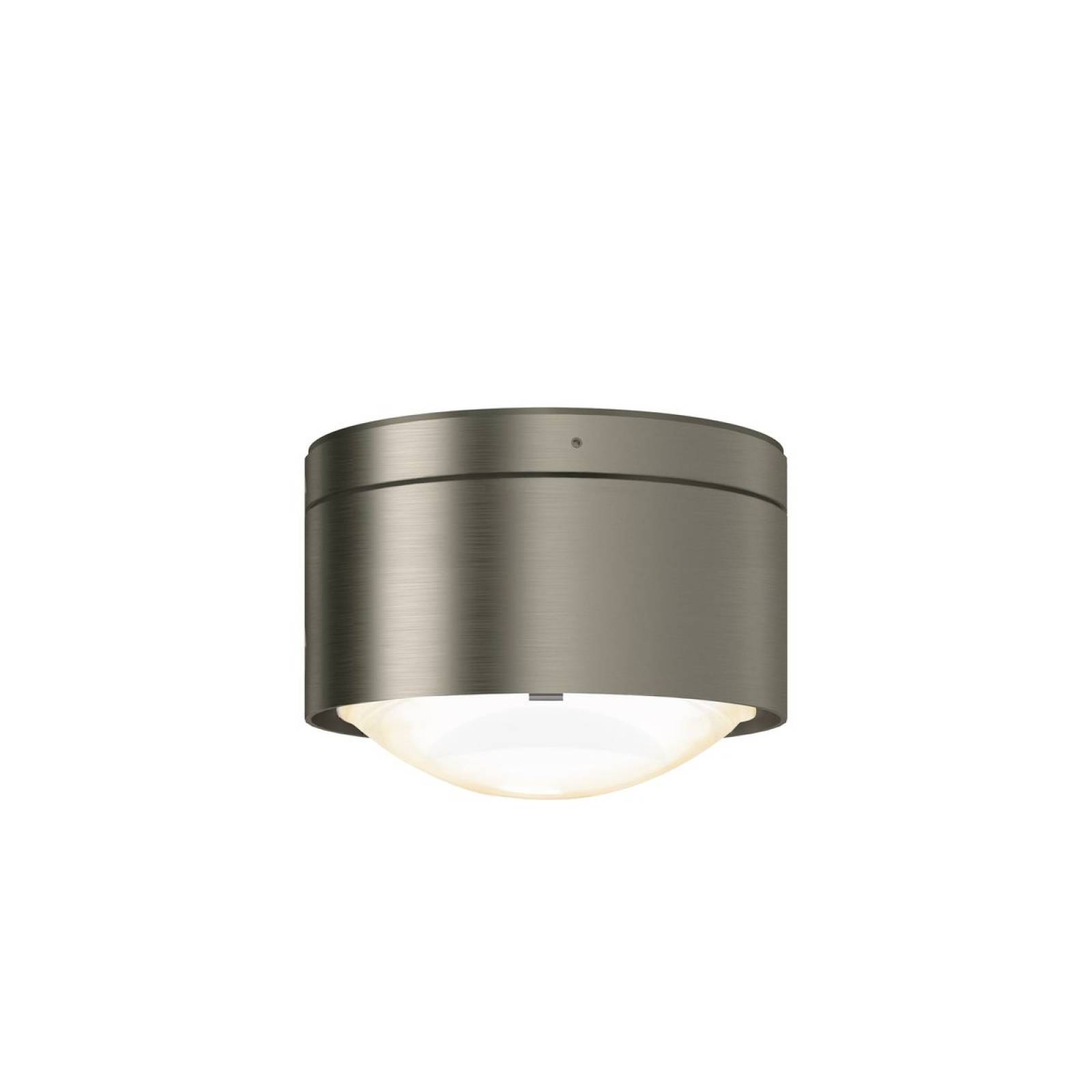 Top Light Puk! 120 Avantgarde One LED Deckenleuchte 10W dimmbar, Nickel matt