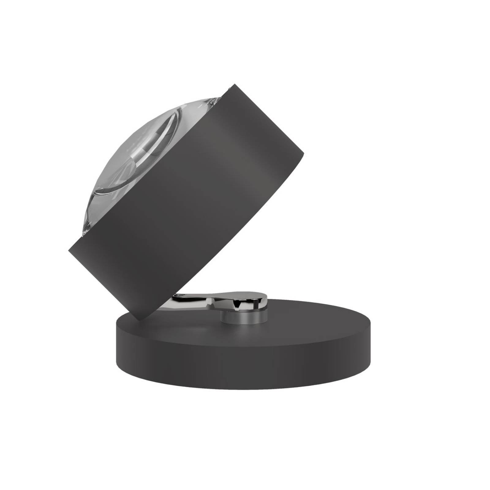 Top Light Puk! 120 Avantgarde Spot Table Tischleuchte 18W, Dimmtaster, Anthrazit matt/Chrom