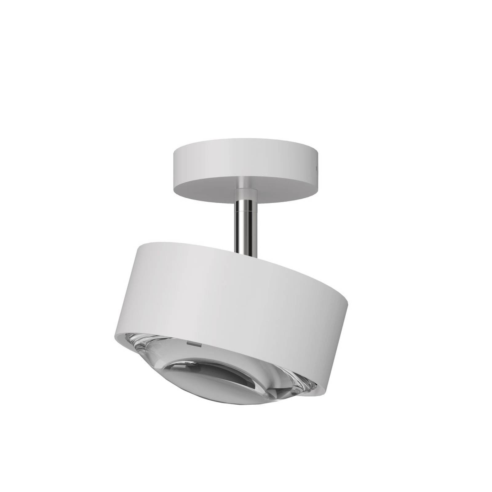 Top Light Puk! 120 Avantgarde Turn Up & Down Deckenleuchte 2x10W dimmbar, Wei� matt/Chrom