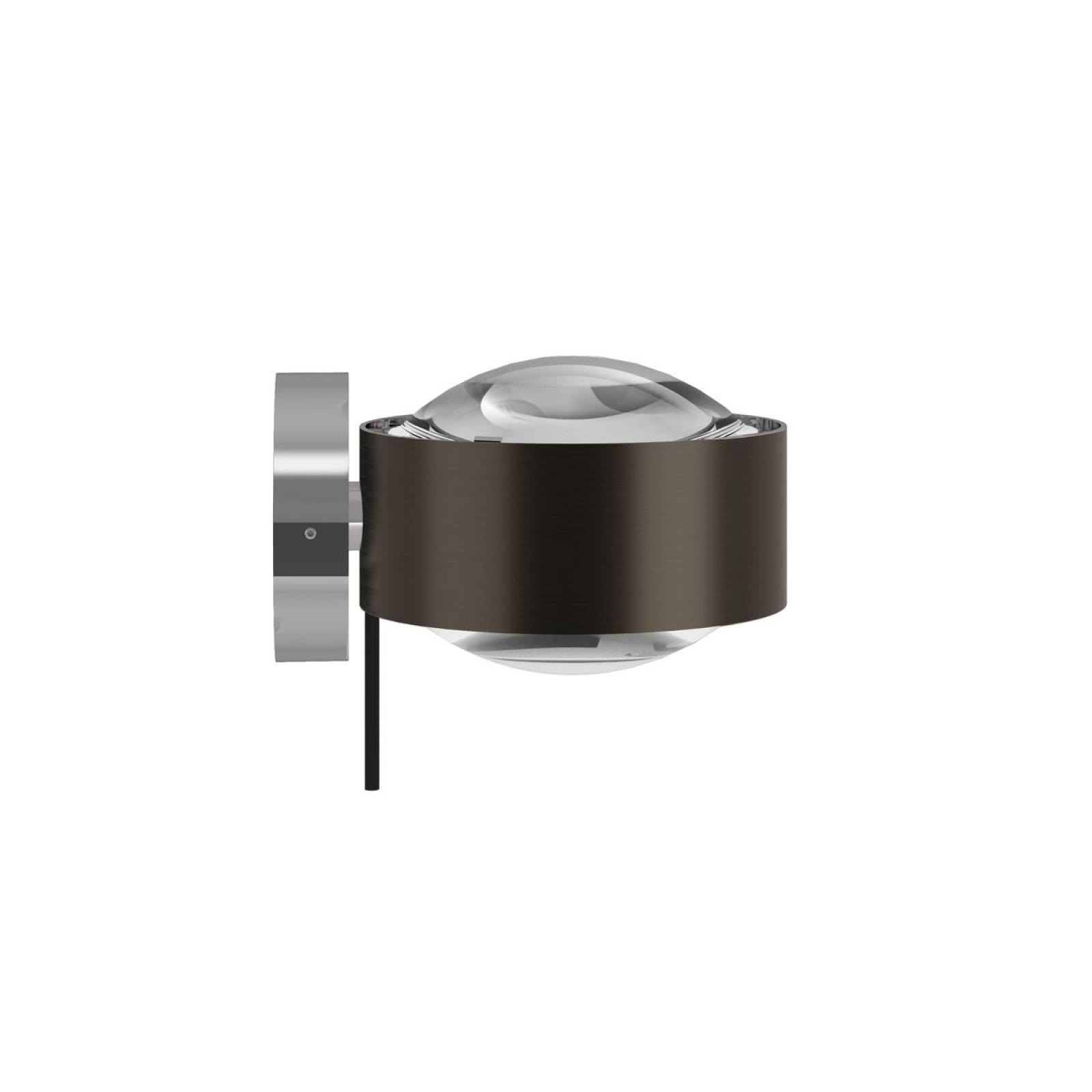 Top Light Puk! 120 Avantgarde Wall Wandleuchte 2x10W dimmbar, Black wood/Chrom