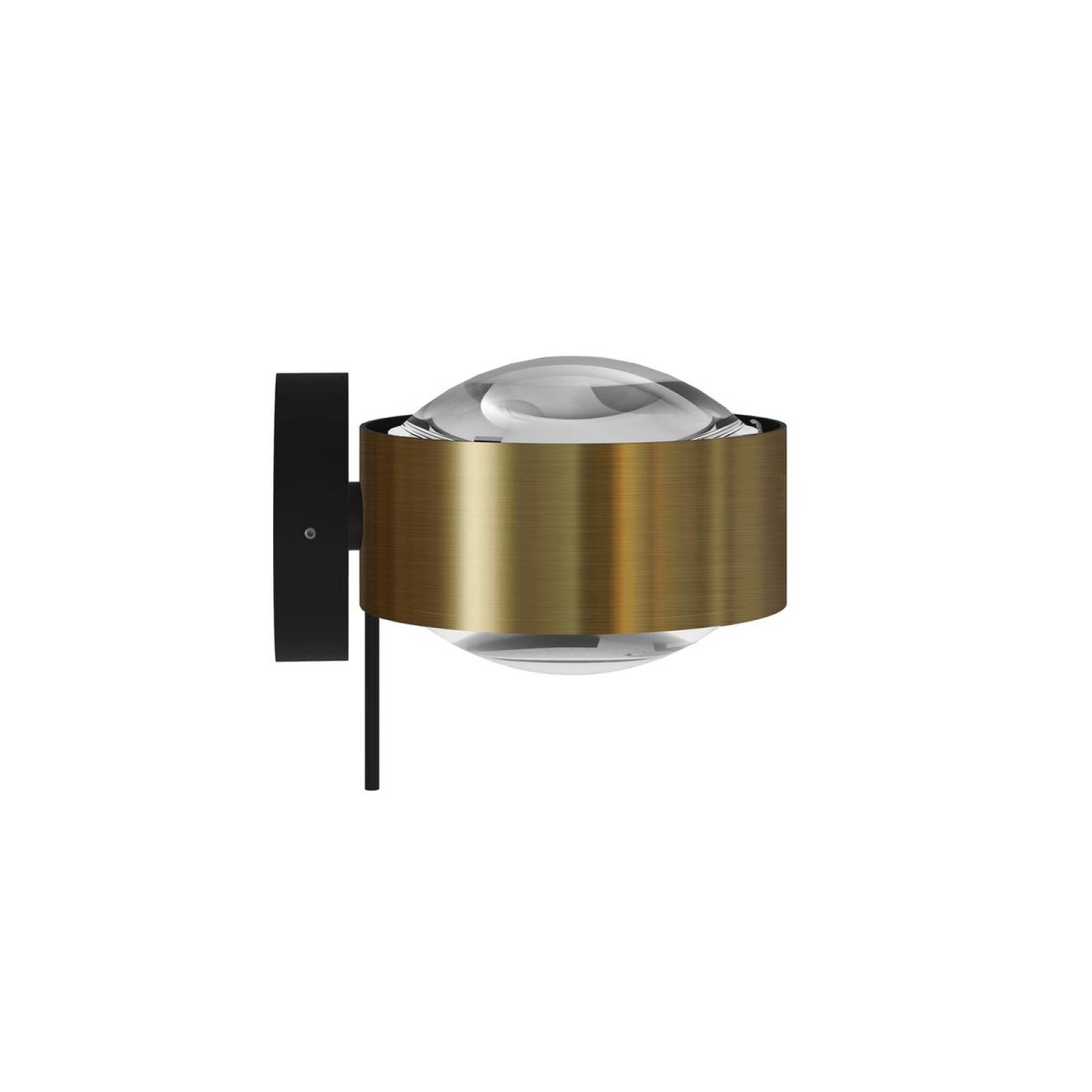 Top Light Puk! 120 Avantgarde Wall Wandleuchte 2x10W dimmbar, Messing /Schwarz matt