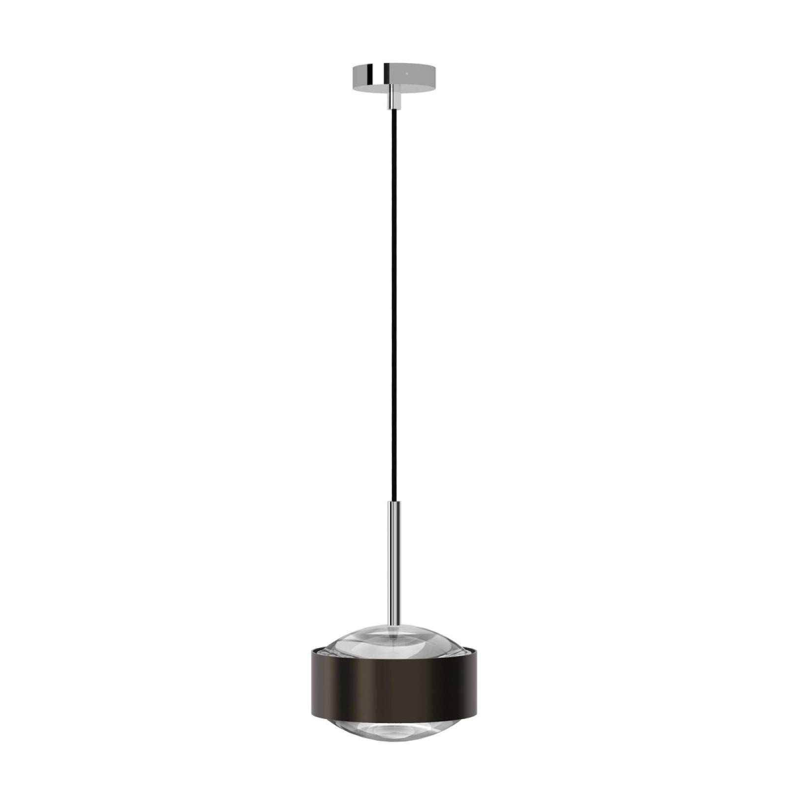 Top Light Puk! 160 Avantgarde Drop Pendelleuchte 2x10W dimmbar, Black wood/Chrom
