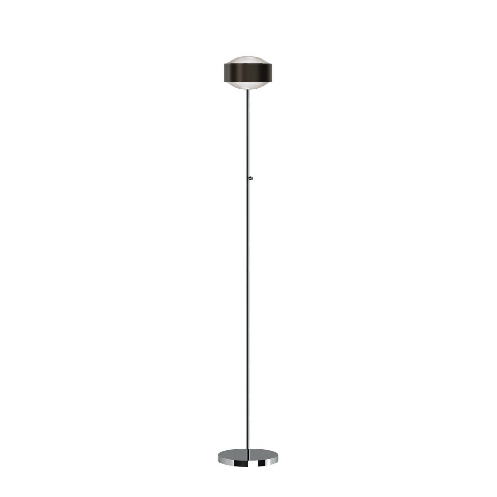 Top Light Puk! 160 Avantgarde Eye Floor Stehleuchte 2x12W, Tastdimmer, Black wood/Chrom