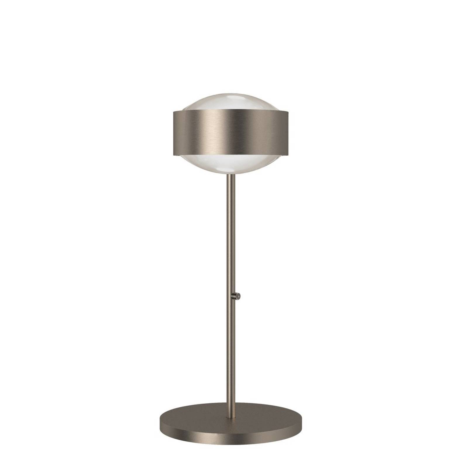 Top Light Puk! 160 Avantgarde Eye Table Tischleuchte 2x12W, Tastdimmer, Nickel matt