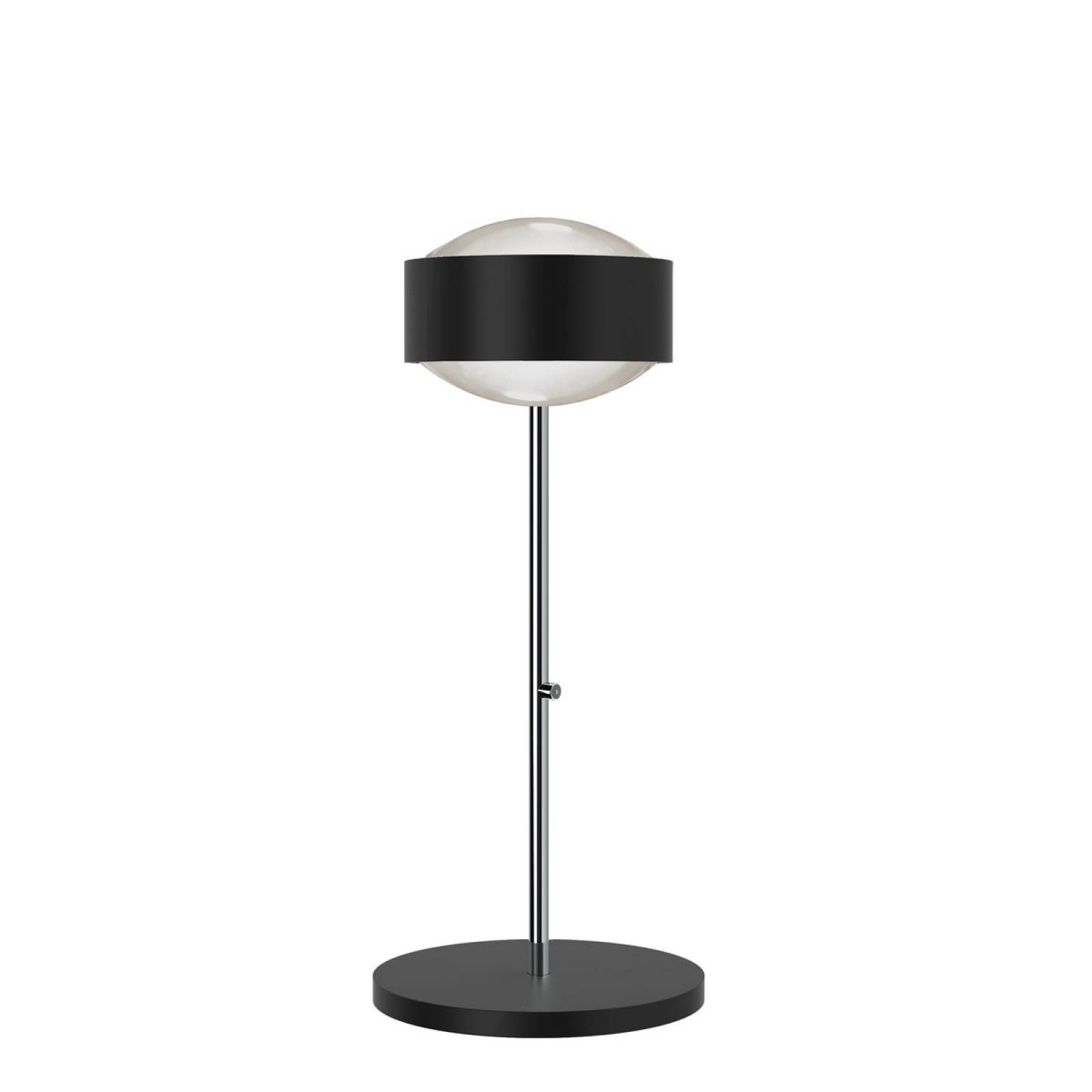 Top Light Puk! 160 Avantgarde Eye Table Tischleuchte 2x12W, Tastdimmer, Schwarz matt/Chrom