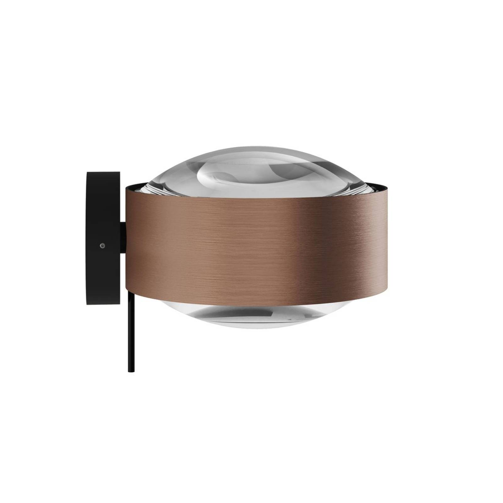 Top Light Puk! 160 Avantgarde Wall Wandleuchte 2x10W dimmbar, Kupfer /Schwarz matt
