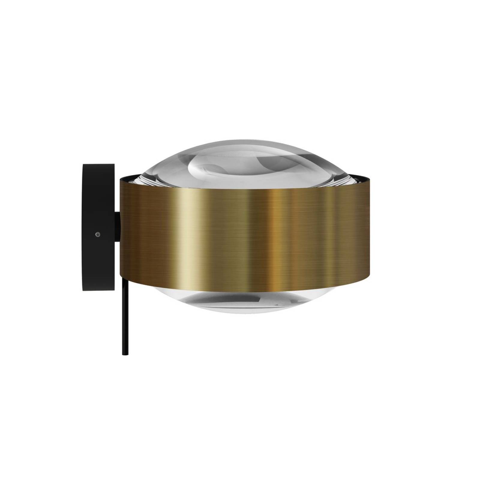Top Light Puk! 160 Avantgarde Wall Wandleuchte 2x10W dimmbar, Messing /Schwarz matt