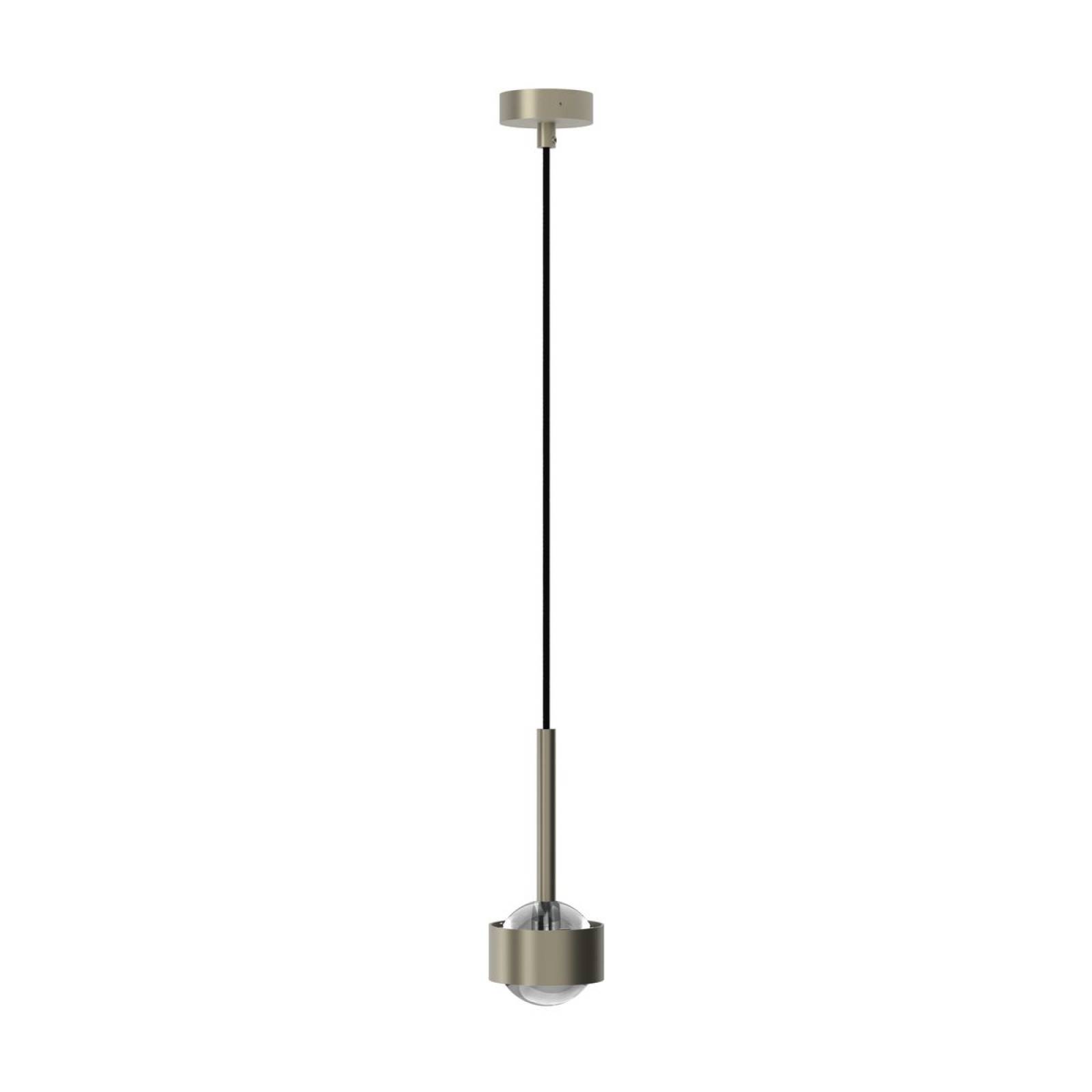 Top Light Puk! 80 Avantgarde Drop Pendelleuchte 2x8W dimmbar, Nickel matt