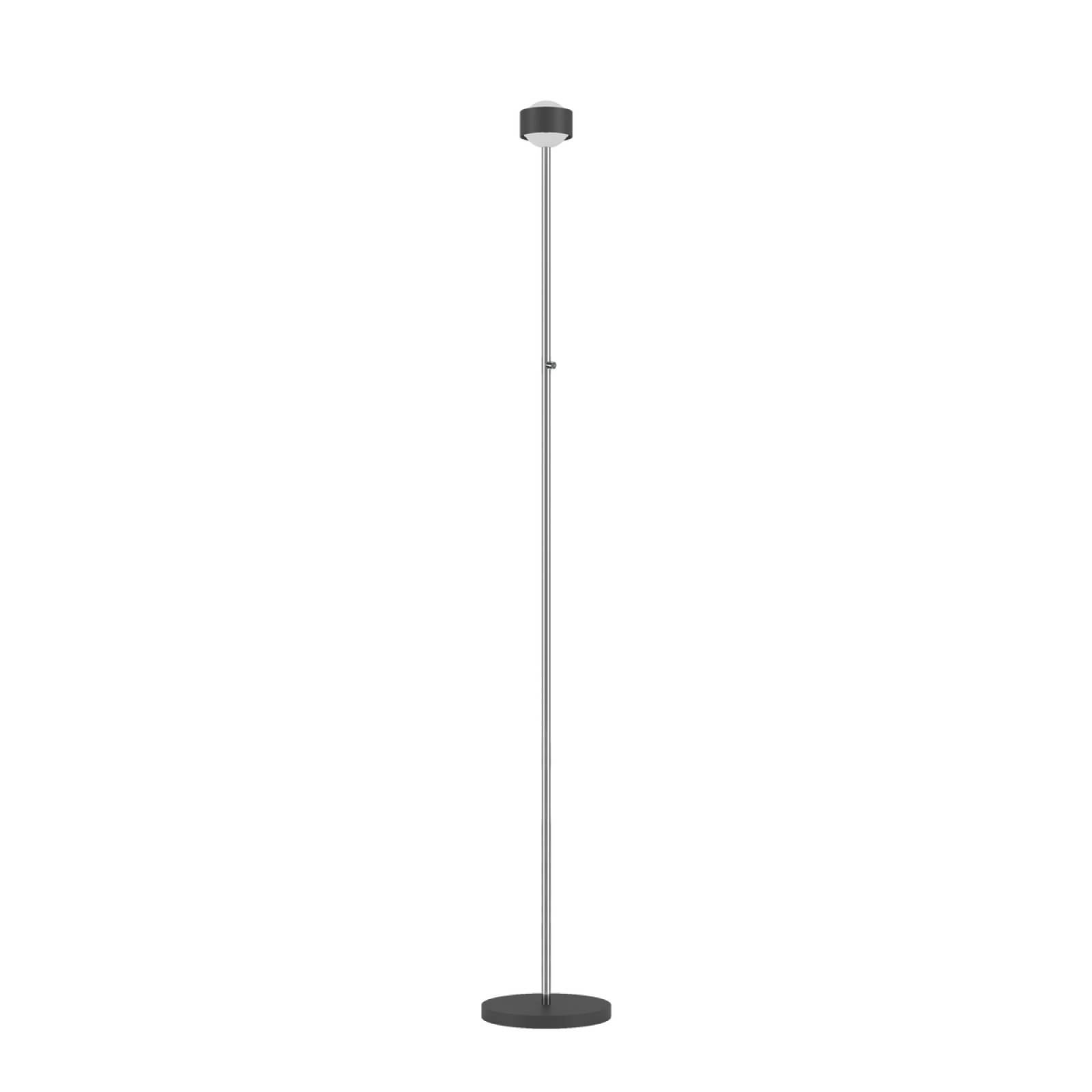 Top Light Puk! 80 Avantgarde Eye Floor Stehleuchte 2x12W, 2700K, Tastdimmer, Anthrazit matt/Chrom