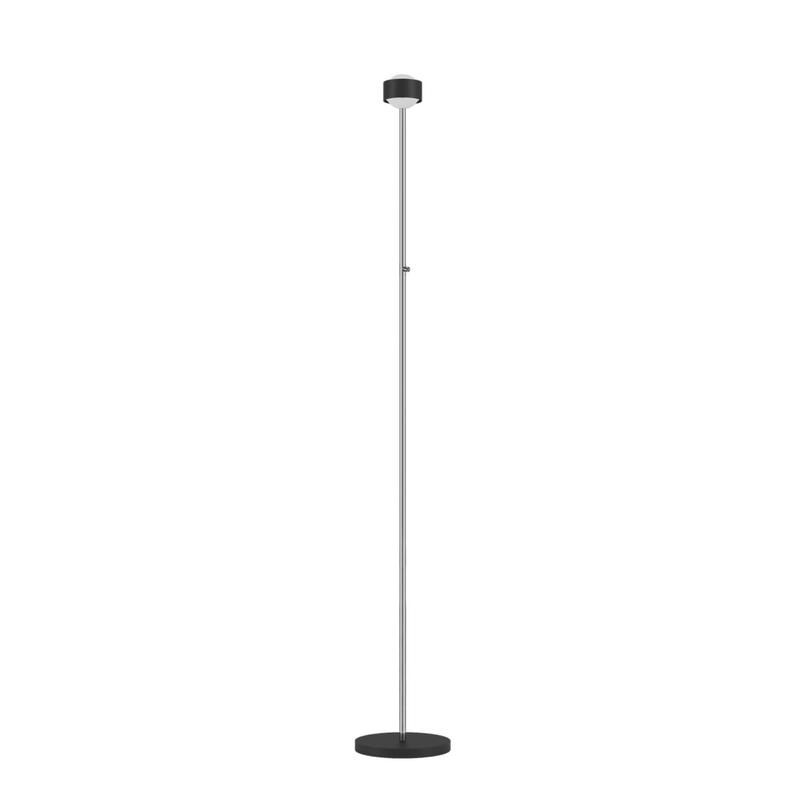 Top Light Puk! 80 Avantgarde Eye Floor Stehleuchte 2x12W, 2700K, Tastdimmer, Schwarz matt/Chrom