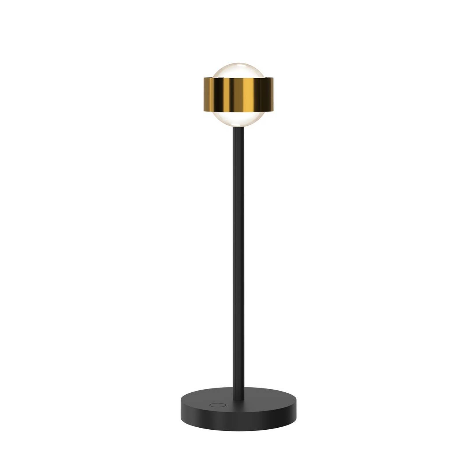 Top Light Puk! 80 Avantgarde Eye Table Tischleuchte 2x12W, Tastdimmer, Messing /Schwarz matt