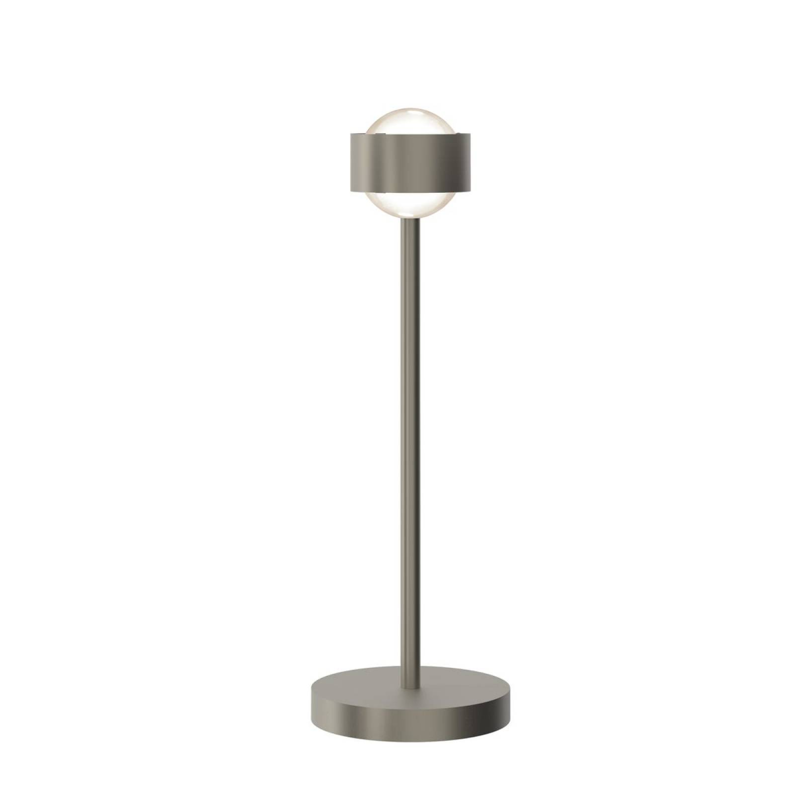 Top Light Puk! 80 Avantgarde Eye Table Tischleuchte 2x12W, Tastdimmer, Nickel matt
