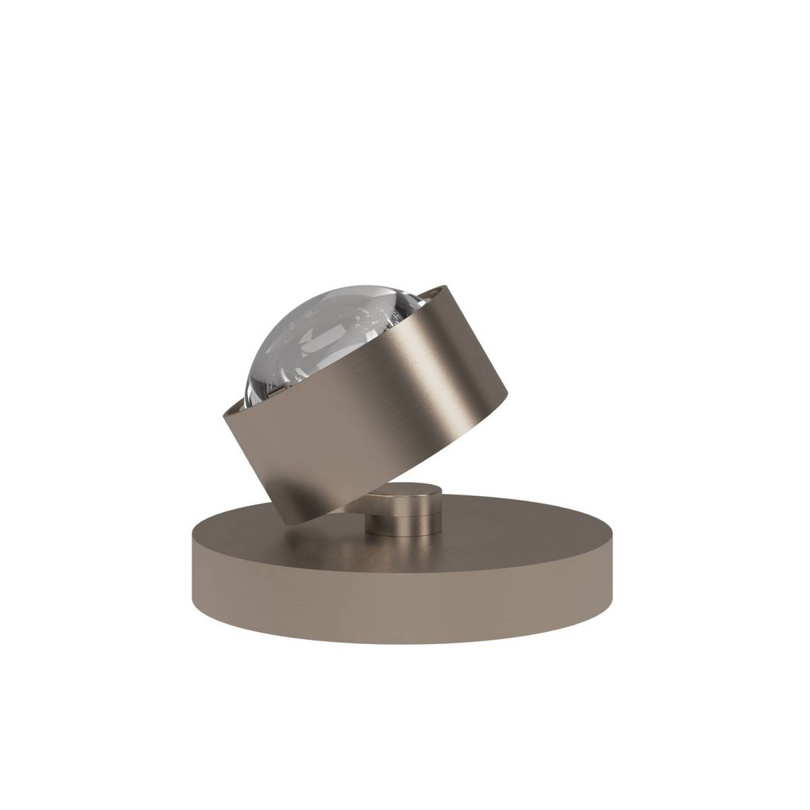 Top Light Puk! 80 Avantgarde Spot Table Tischleuchte 18W Dimmtaster, Nickel matt