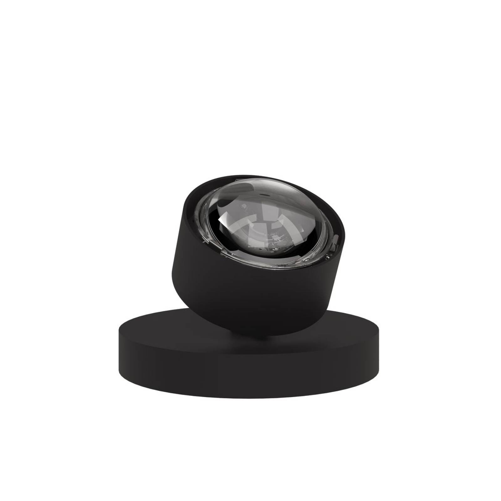 Top Light Puk! 80 Avantgarde Spot Table Tischleuchte 18W Dimmtaster, Schwarz matt/Chrom