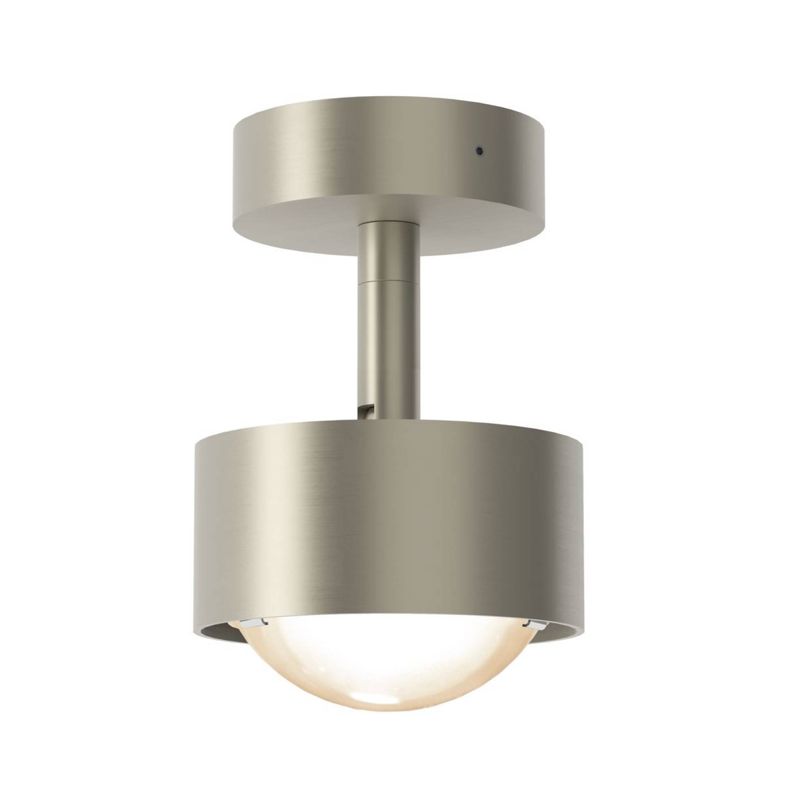 Top Light Puk! 80 Avantgarde Turn Down Deckenleuchte 8W dimmbar, Nickel matt