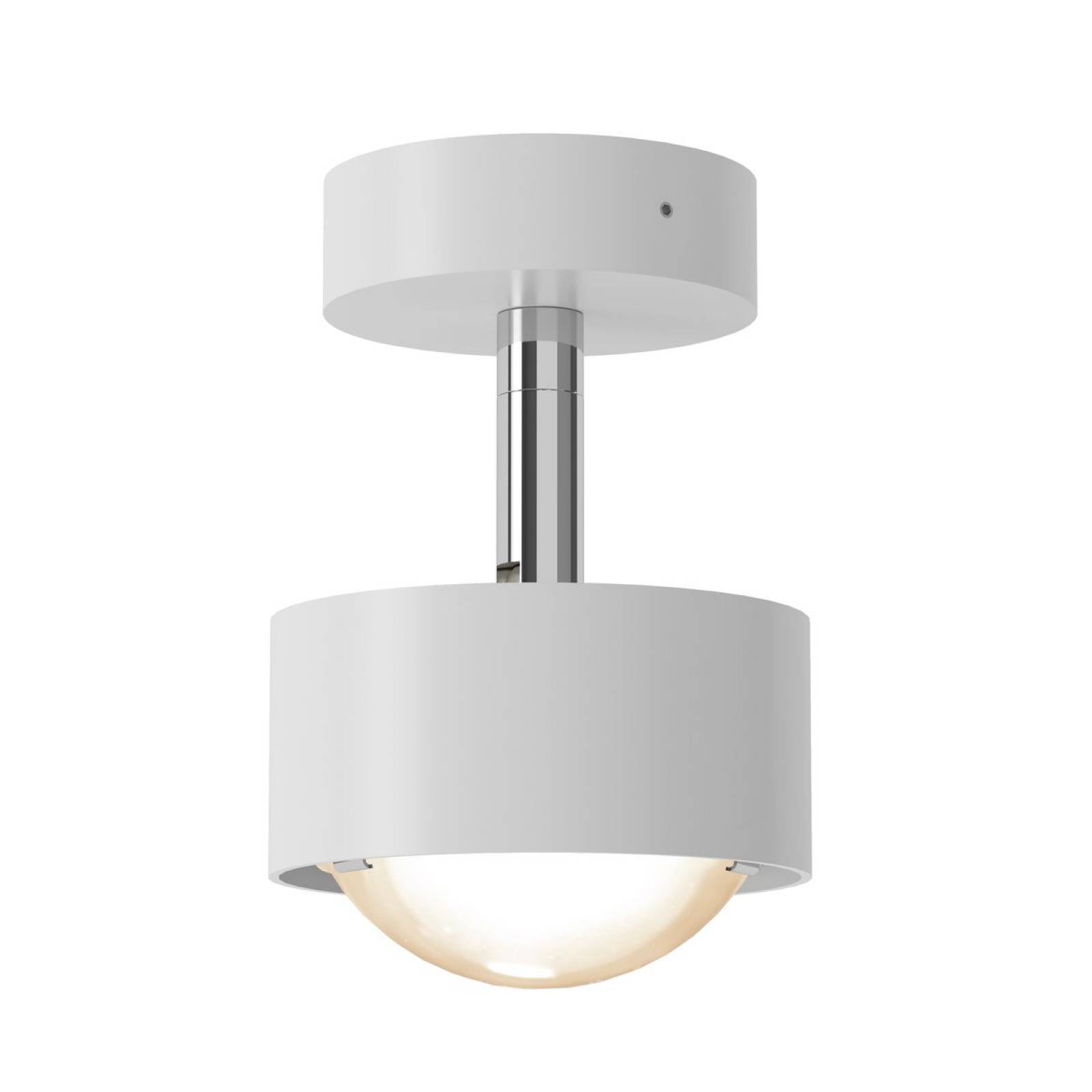 Top Light Puk! 80 Avantgarde Turn Up & Down Deckenleuchte 2x8W dimmbar, Wei� matt/Chrom
