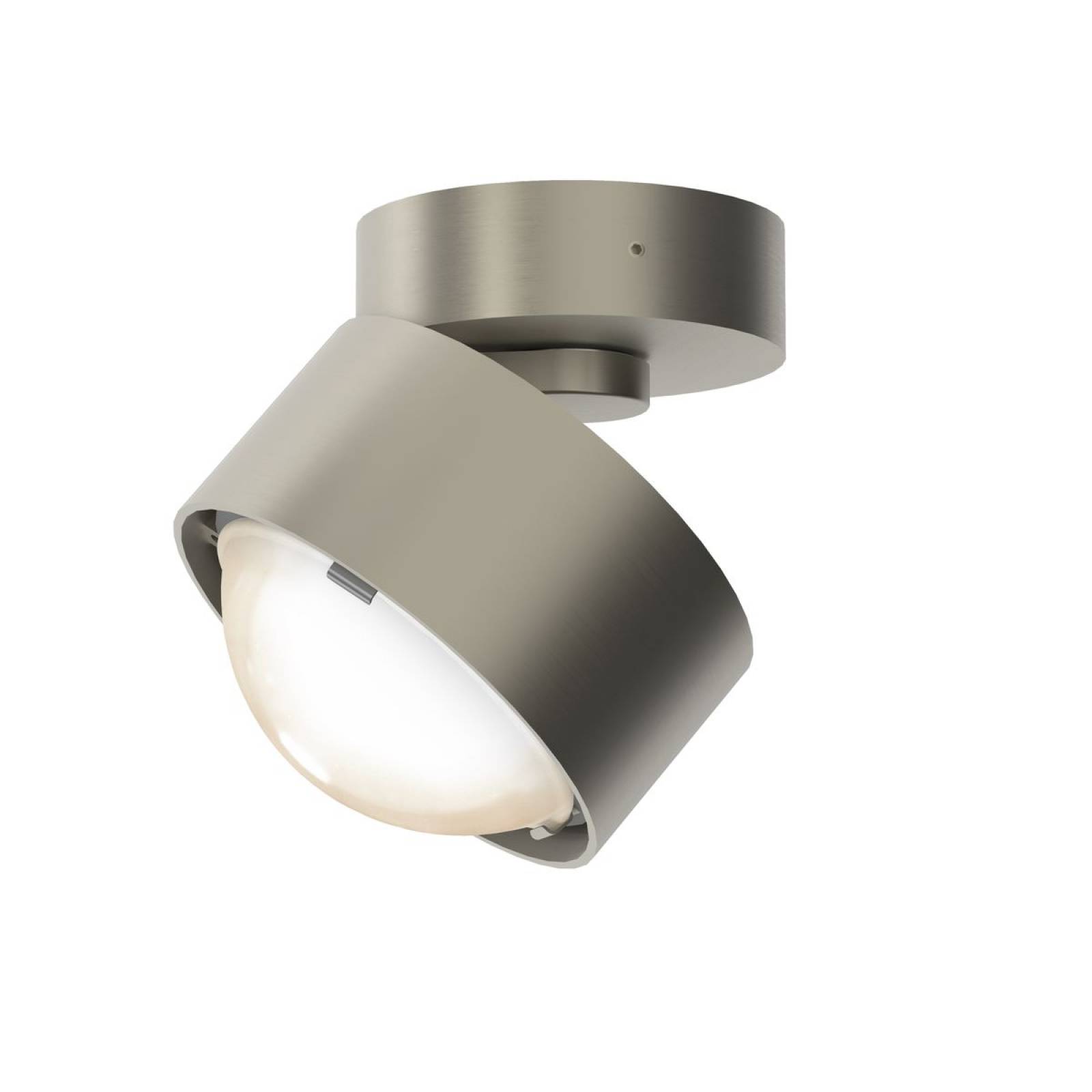 Top Light Puk! 80 Move Avantgarde Deckenleuchte 8W dimmbar, Nickel matt