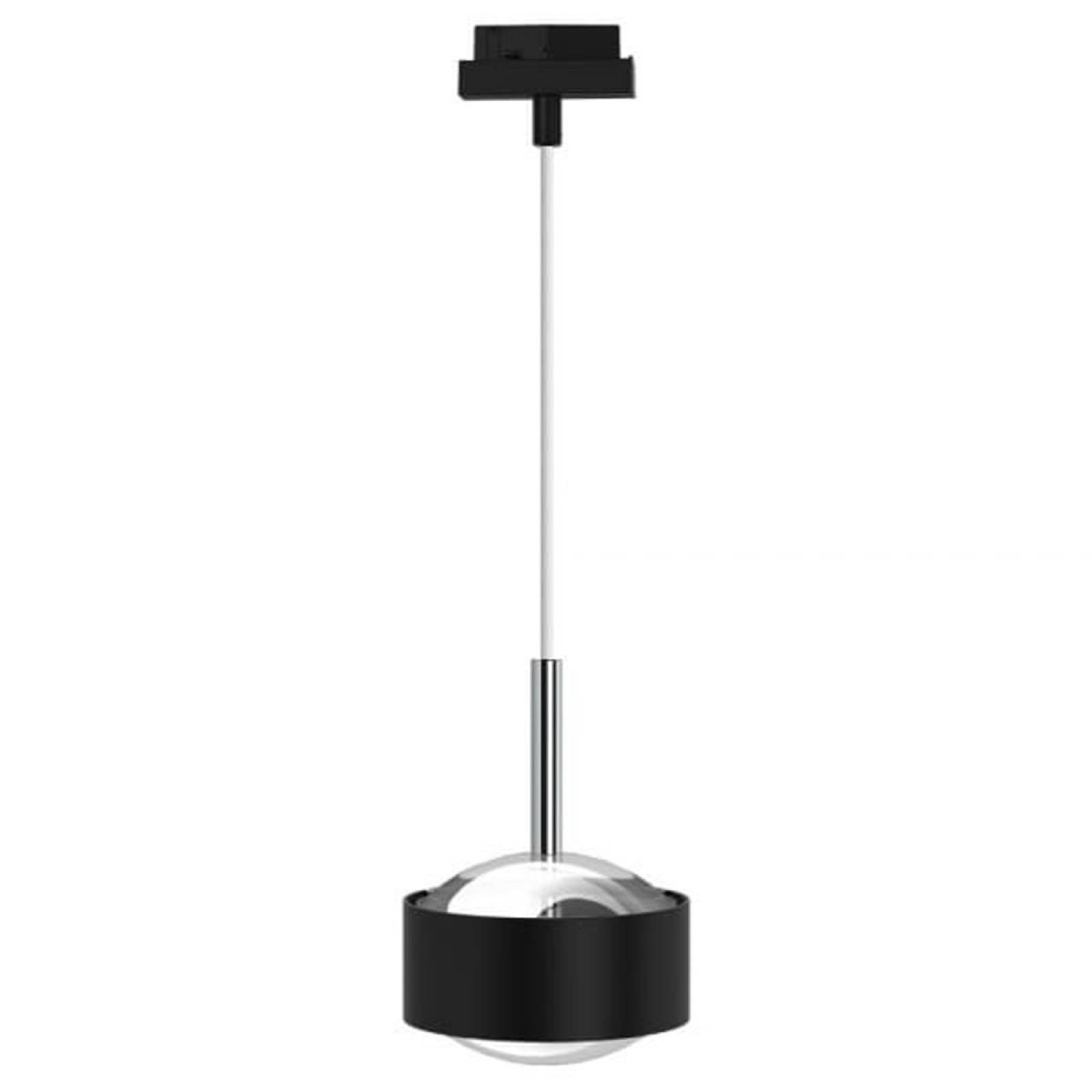 Top Light Puk Maxx Drop-Mini Track, 2700K, 2x12W, +3m, Schwarz-chrom, Wei�, Linse matt