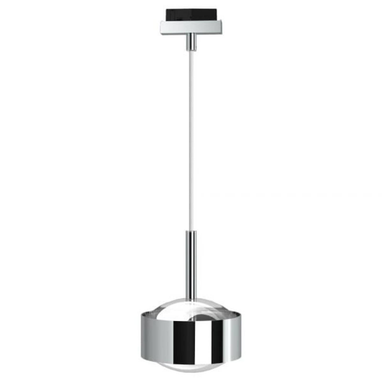 Top Light Puk Maxx Drop-Mini Track, 2700K, 2x12W, +4m, Chrom, Wei�, Linse klar