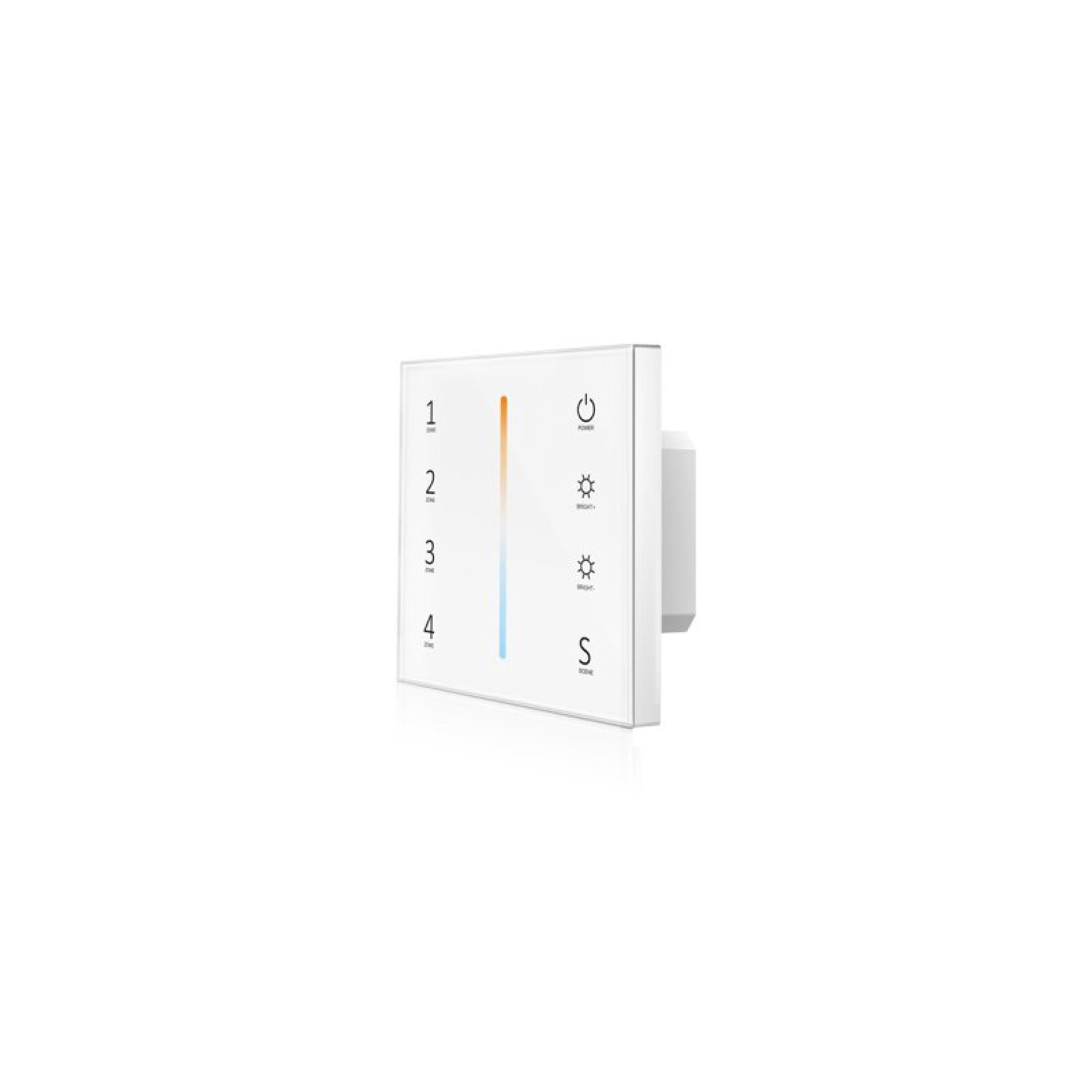 Touchpanel 4-Zonen f�r zweifarbige Empf�nger, DMX/Fusion-Technologie