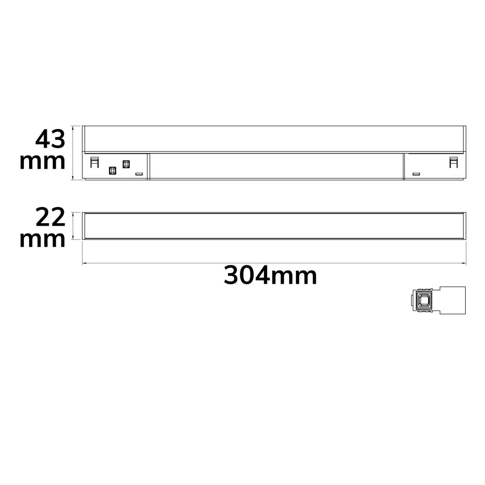 Linearleuchte Track48 10W dimmbar 3000K 48V ISOLED