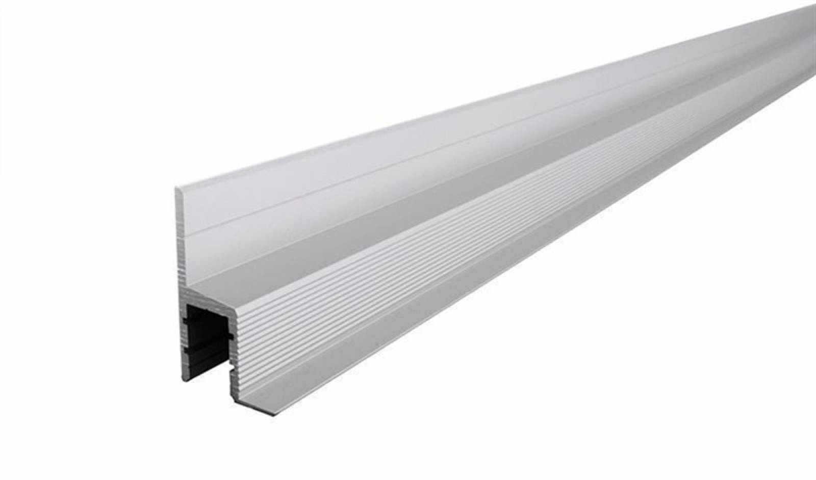 Trockenbau-Profil, Deckenvoute EL-03-10 f�r 12mm LED Stripes, Silber-matt, eloxiert, 2000 mm