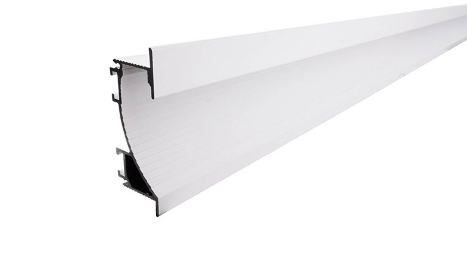Trockenbau-Profil, Wandvoute EL-02-12 f�r 12 - 13,3 mm LED Stripes, Wei�-matt, 2000 mm